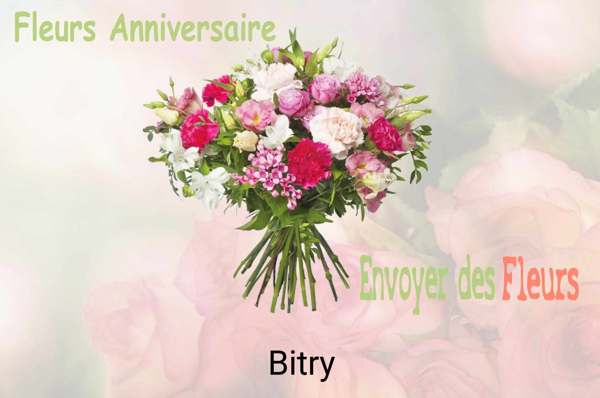 Bouquet de fleurs d’anniversaire livré à Bitry