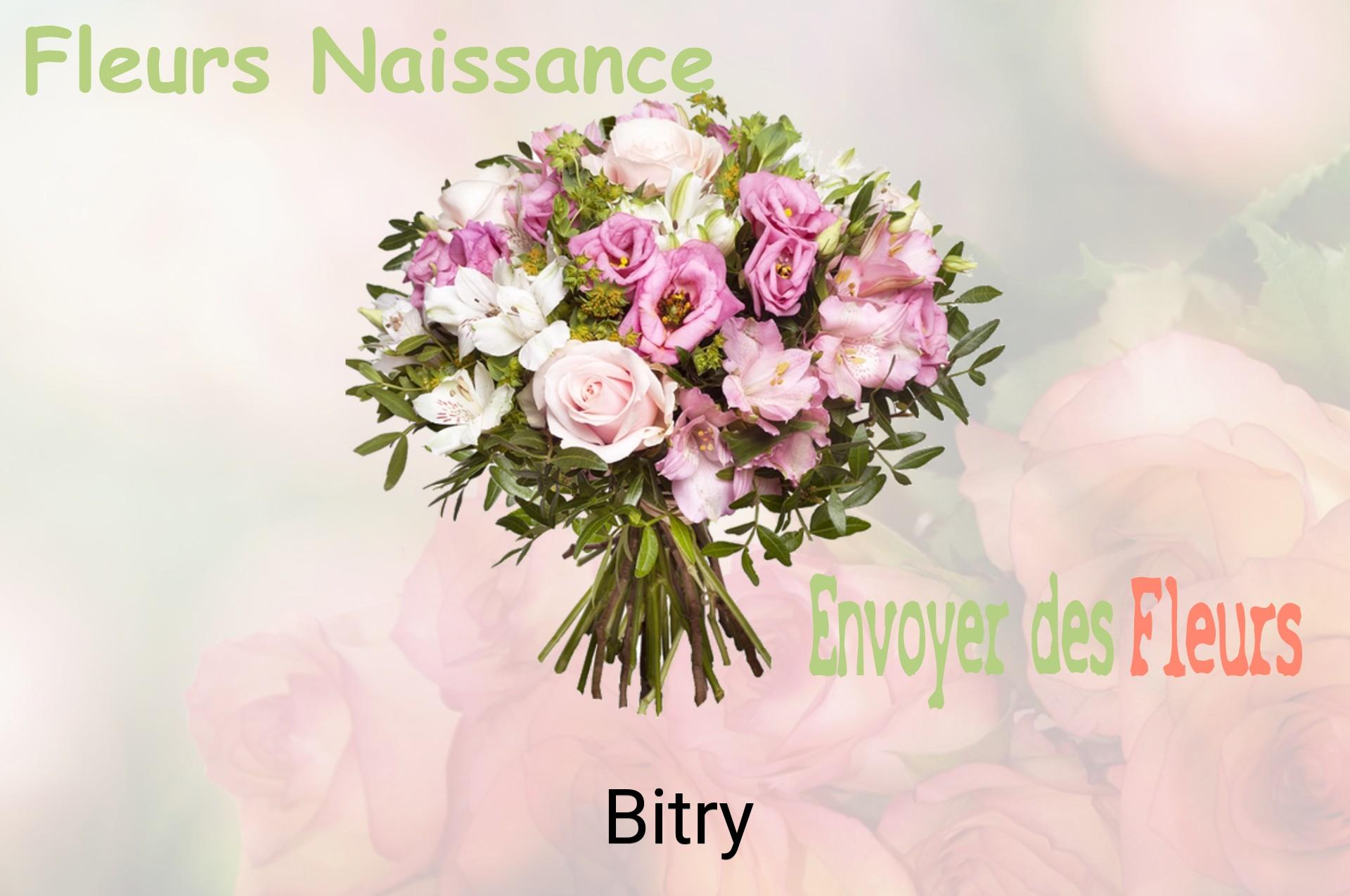 Bouquet de fleurs de naissance livré à Bitry